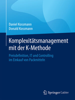 cover image of Komplexitätsmanagement mit der K-Methode